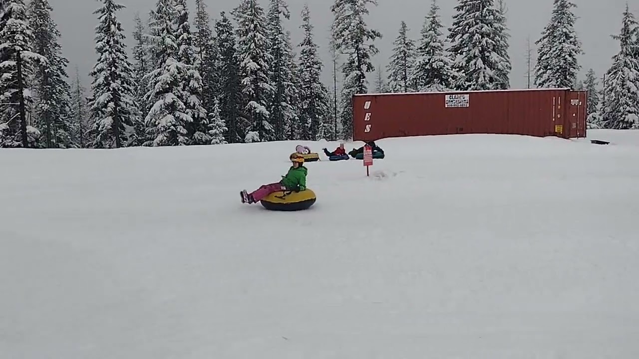 Tubing park at Silver Mountain, Idaho