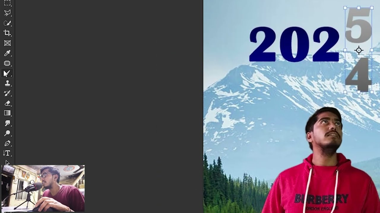 New Year Special Editing | Photoshop Tutorial: New Year's Eve Image with Textures & Gradients