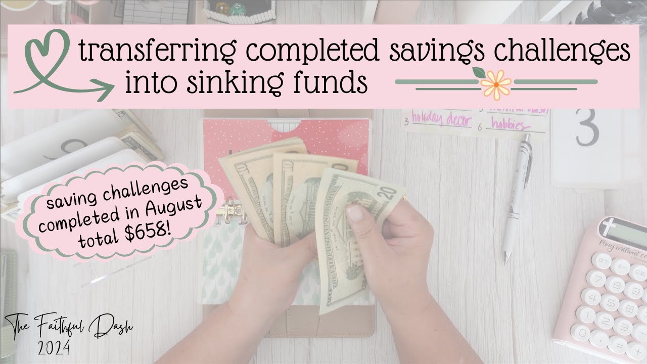 Stuffing Completed Savings Challenges into Sinking Funds