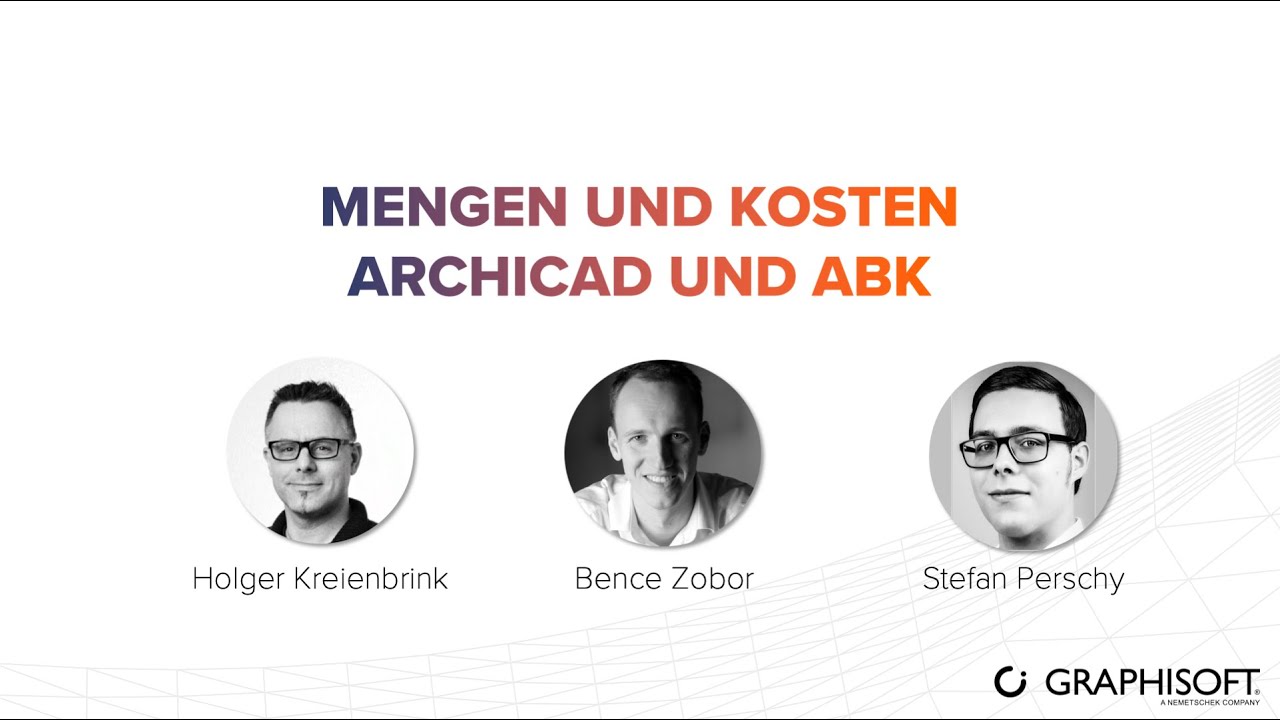 Mengen und Kosten: Archicad und ABK