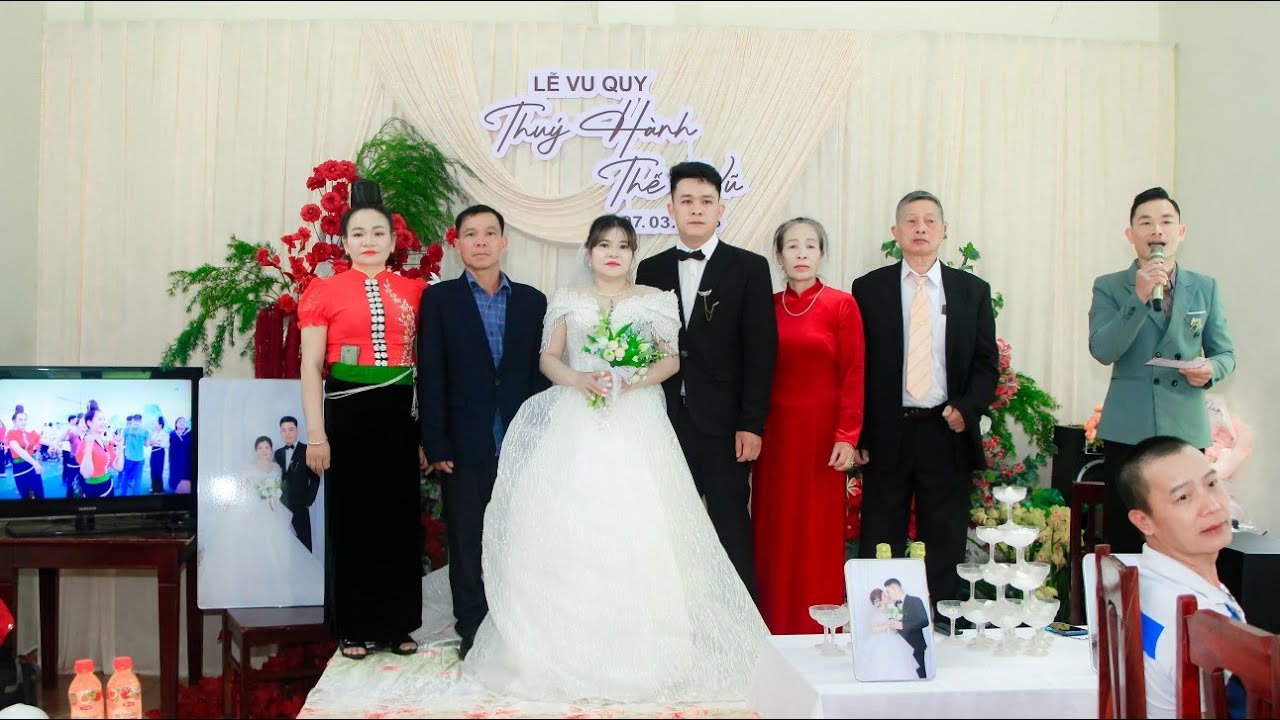 LỄ VU QUY CÔ DÂU THUÝ HẠNH VÀ CHÚ RỂ THẾ VŨ/BẢN LẦU,PHƯỜNG TÔ HIỆU,SƠN LA