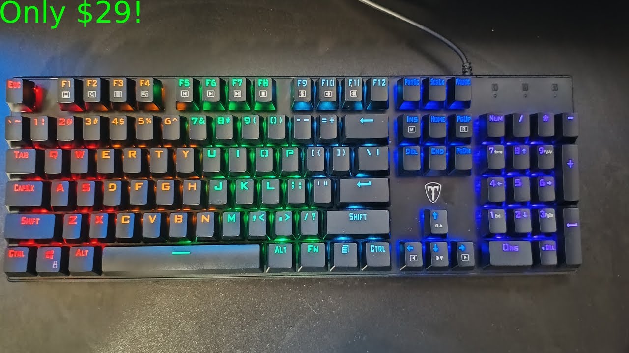 does this $29 keyboard deserve the hype? - Risophy 104key mechanical keyboard