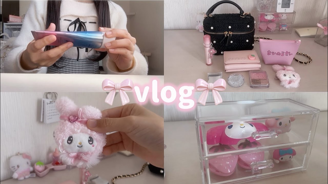 【vlog】ピンク部屋でゆるっと過ごす1日🫧 