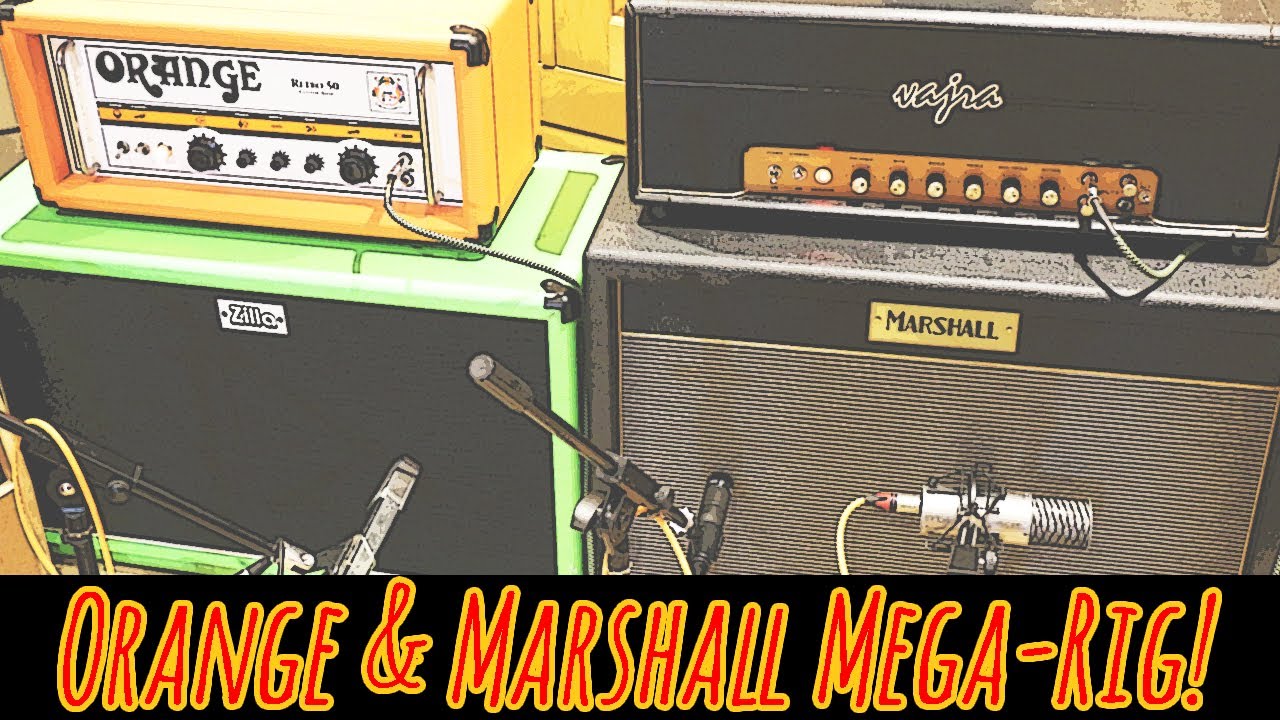Vintage Marshall & Orange Tones Part II: Both Amps TOGETHER & LOUD!