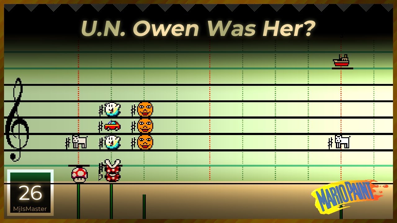Touhou: U.N. Owen Was Her? - Mario Paint Composer