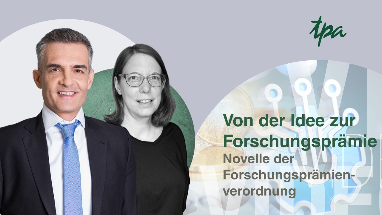 Von der Idee zur Forschungsprämie: Novelle der Forschungsprämienverordnung | TPA Steuerberatung