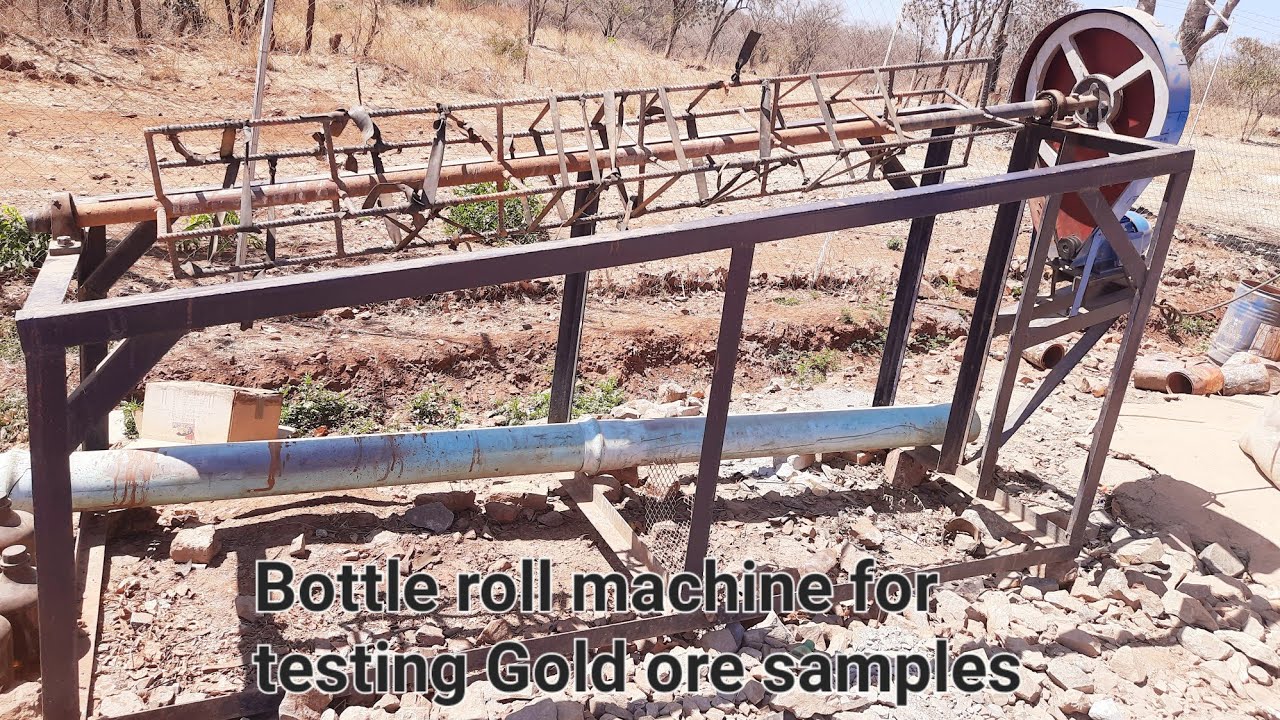 #Bottle Rolling testing method #gold mineral samples