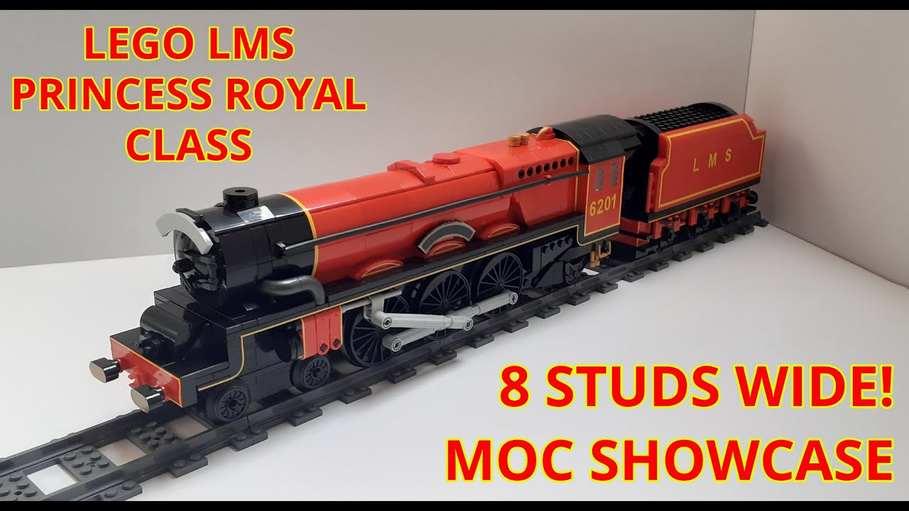 Lego LMS Princess Royal MOC 8 stud wide upgrade