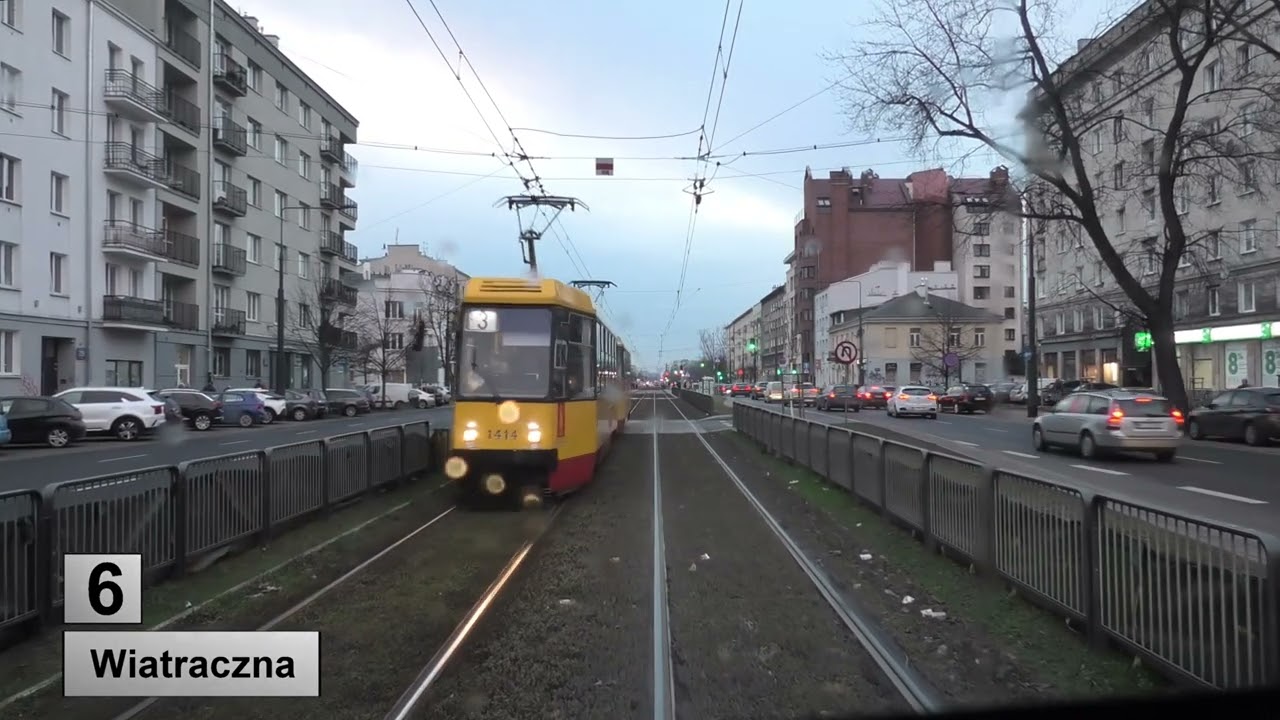 Tramwaje Warszawa 2025 Linia 6