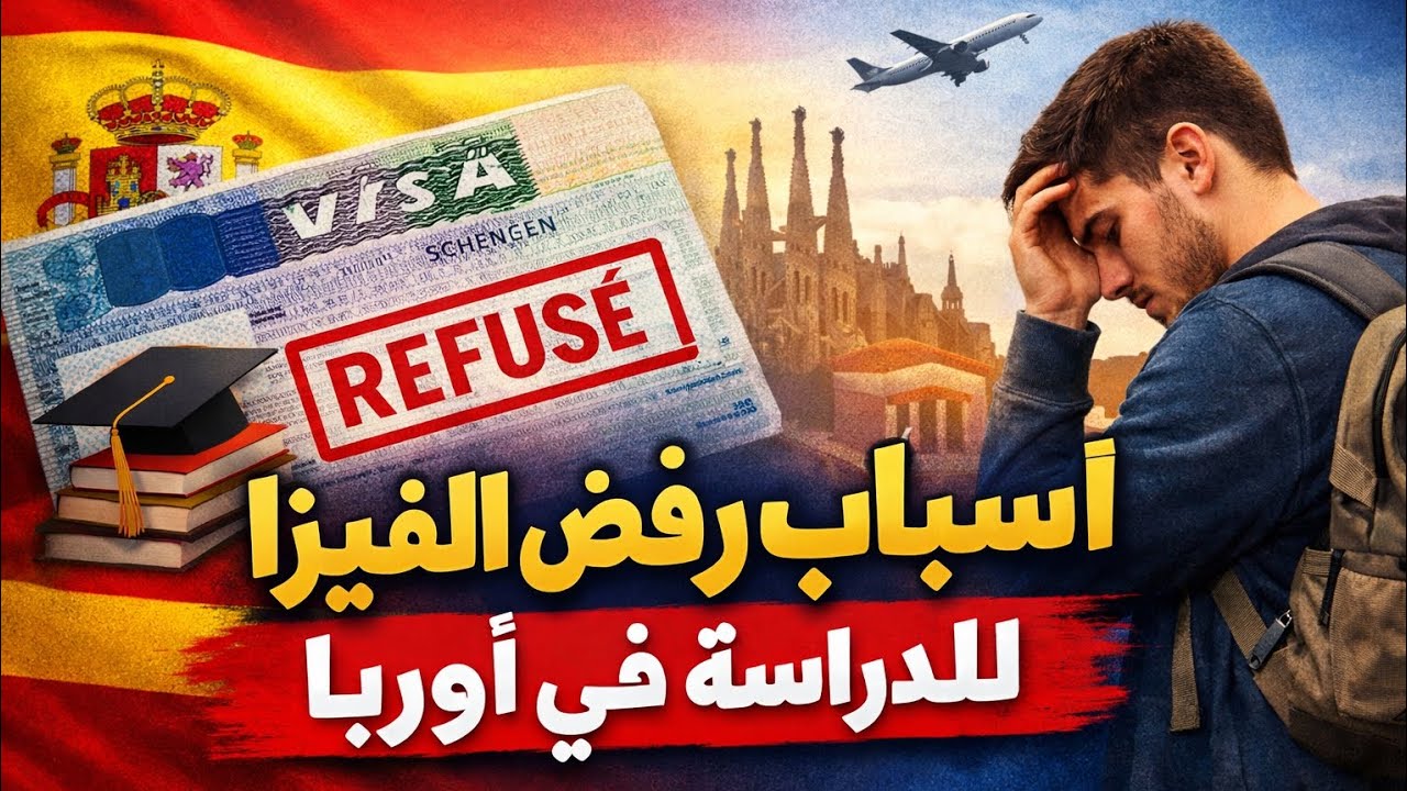 أسباب رفض الفيزا للدراسه في أوربا /ما يجب معرفته و الحضر منه قبل طلب الفيزا لأوربا 
