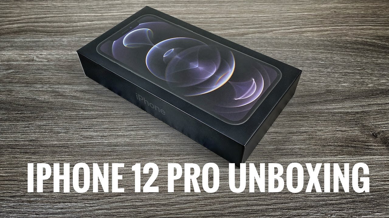 Распаковка и настройка iPhone 12 Pro Graphite