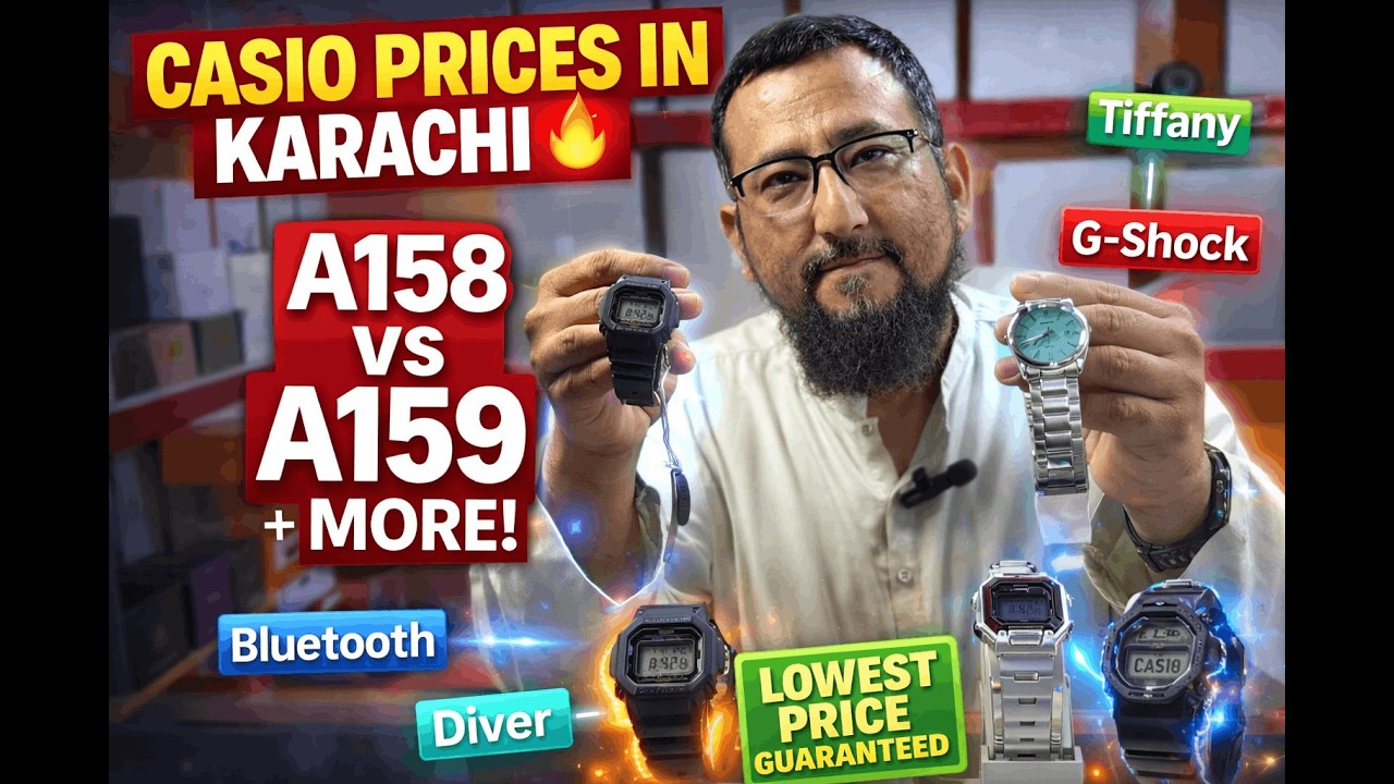 Casio Tiffany, G-Shock, A158 vs A159 &ndash; Full Price Breakdown