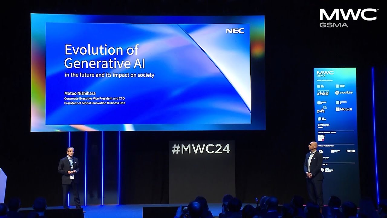 NEC CTO & Netcracker CEO Deliver Keynote Address on the Future of Generative AI [NEC Official]