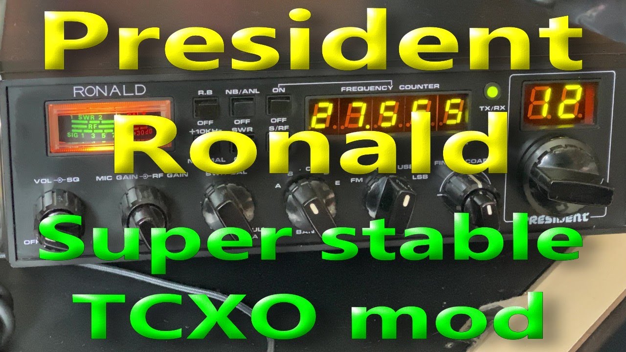 EP 209 - President Ronald - Super stable TCXO Modification, No more drift.