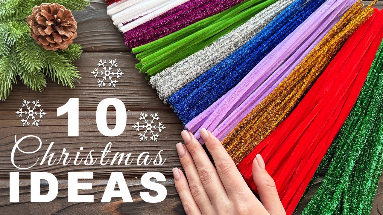 10 ИДЕЙ 🎄🎄 Рождественские украшения Рождественские украшения своими руками