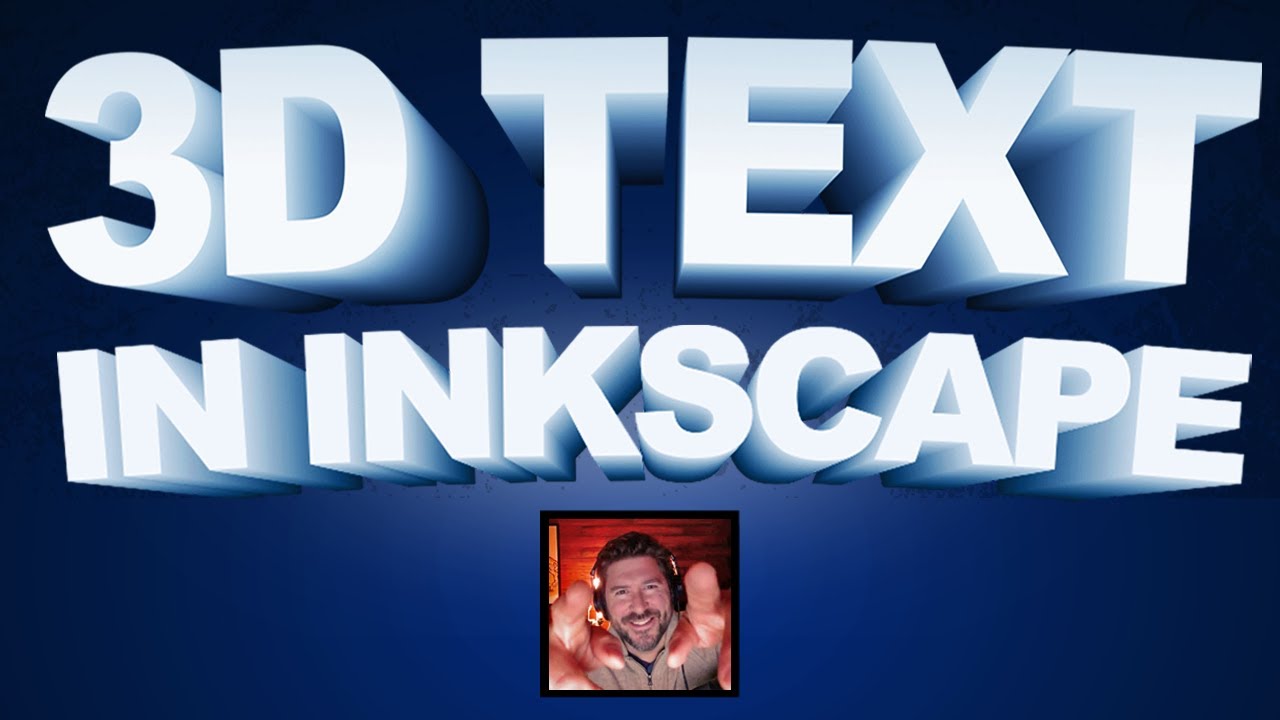 Учебное пособие по 3D-тексту Inkscape: как создавать 3D-текстовые блоки с помощью инструмента «Ин...
