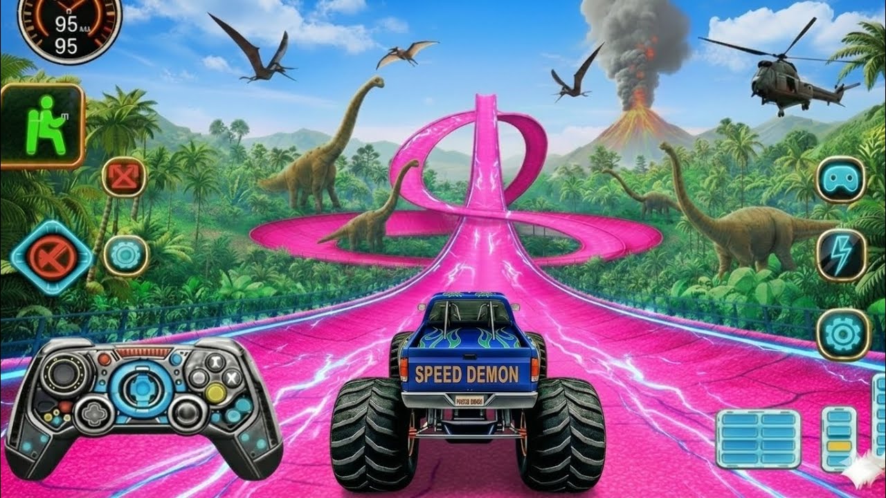 Extreme Monster Truck Impossible Mega Ramp 2026 🚛 Ultimate 4x4 Stunt Racing Challenge