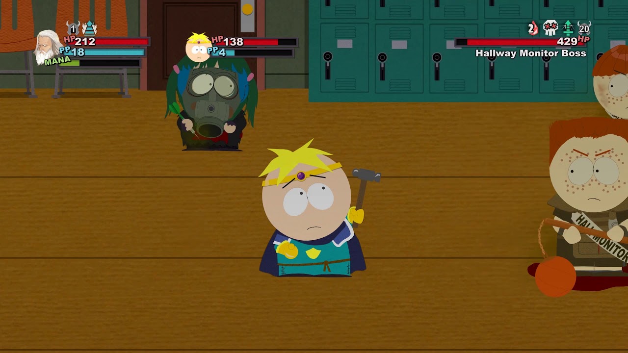 Hallway Monitor Boss Fight - South Park: The Stick of Truth