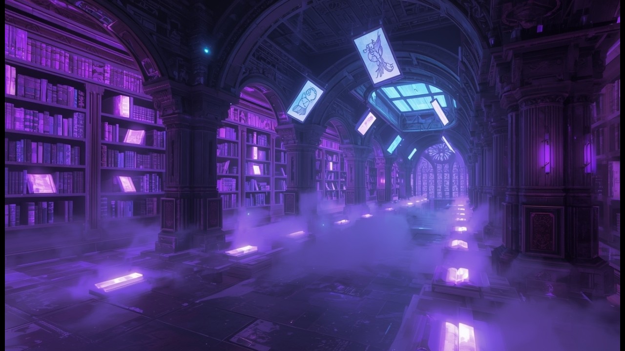 Rest… Inside the Neon Library