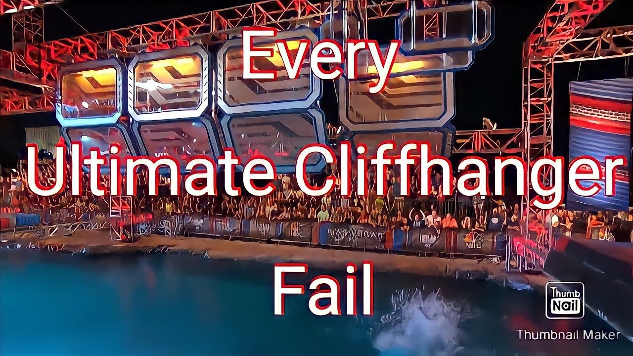 Every Ultimate Cliffhanger Fail in  American Ninja Warrior History