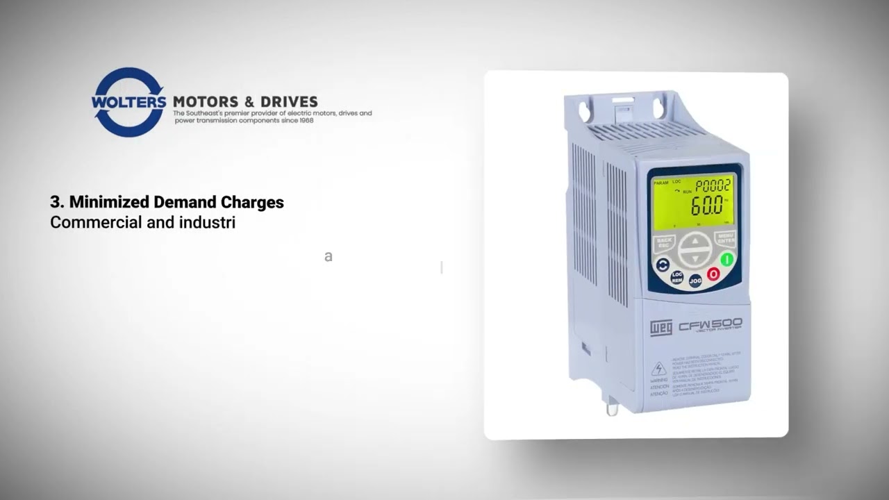 Five Benefits of Energy-Saving Variable Frequency Drives