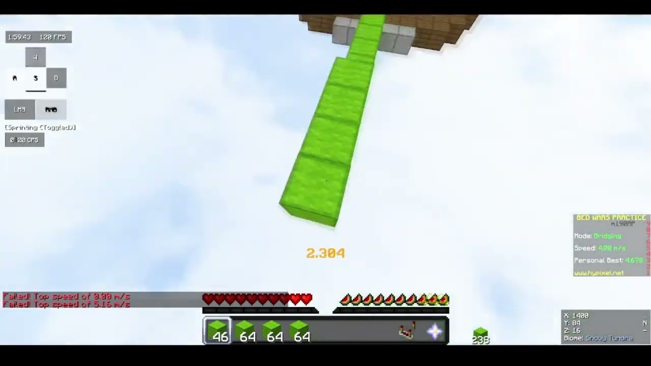 nc gb start 5 speeds on hypixel