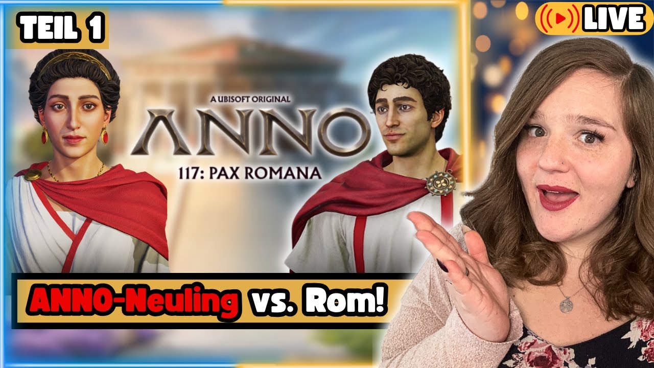 Ich hab noch nie Anno gespielt… und starte direkt im Römischen Reich?!😱|Teil 1