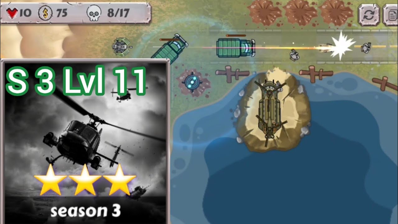 Battle Strategy: Tower Defense (2024) // Season 3 Level 11 ⭐⭐⭐