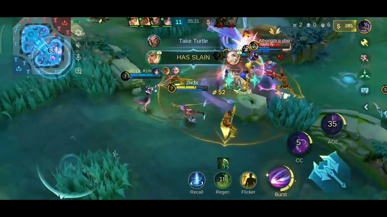 IXIA use and win easy to use 🙏🏻 in moba Legends bang bang 🎮