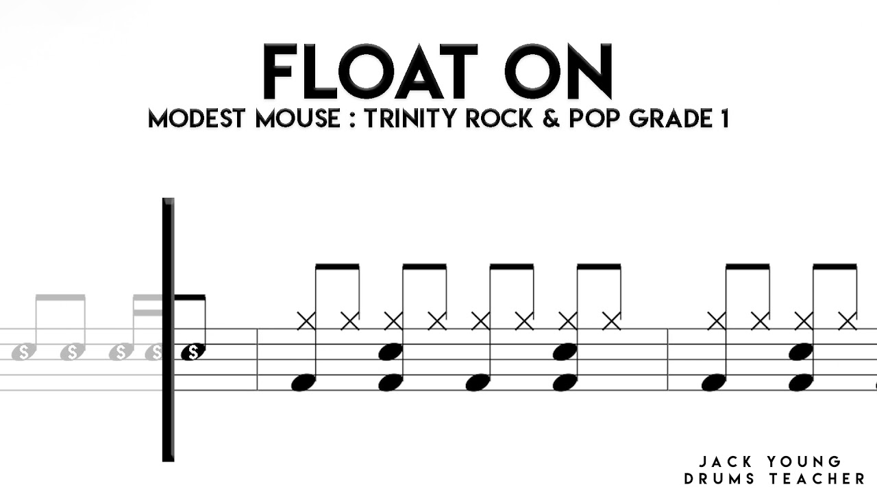 Float On   Trinity Rock & Pop Drums Grade 1