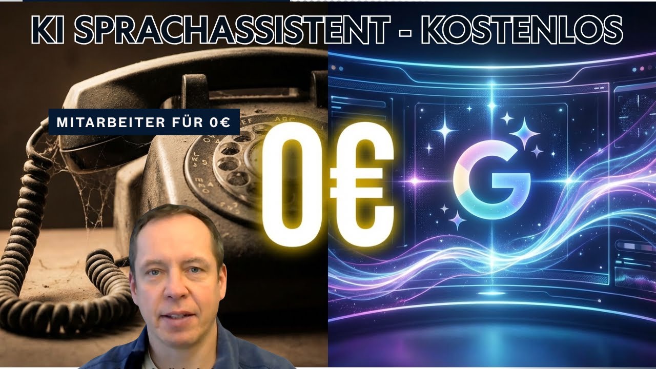 Mitarbeiter f&uuml;r 0&euro;? KI Telefonassistent kostenlos erstellen (Google Gemini Tutorial)