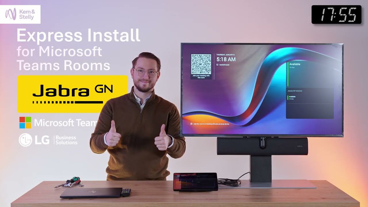 Microsoft Teams Rooms Express Install mit Jabra PanaCast 40 VBS