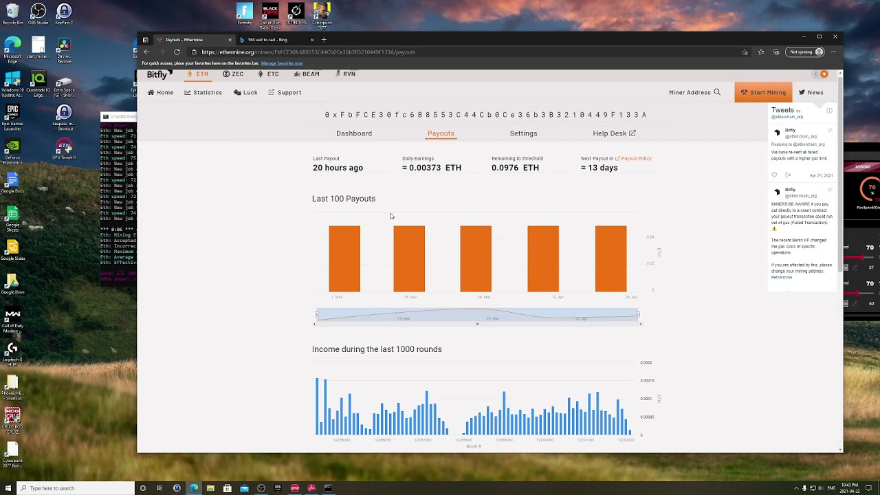 2 Months Mining Ethereum Paid This Much! Single 3080 RTX
