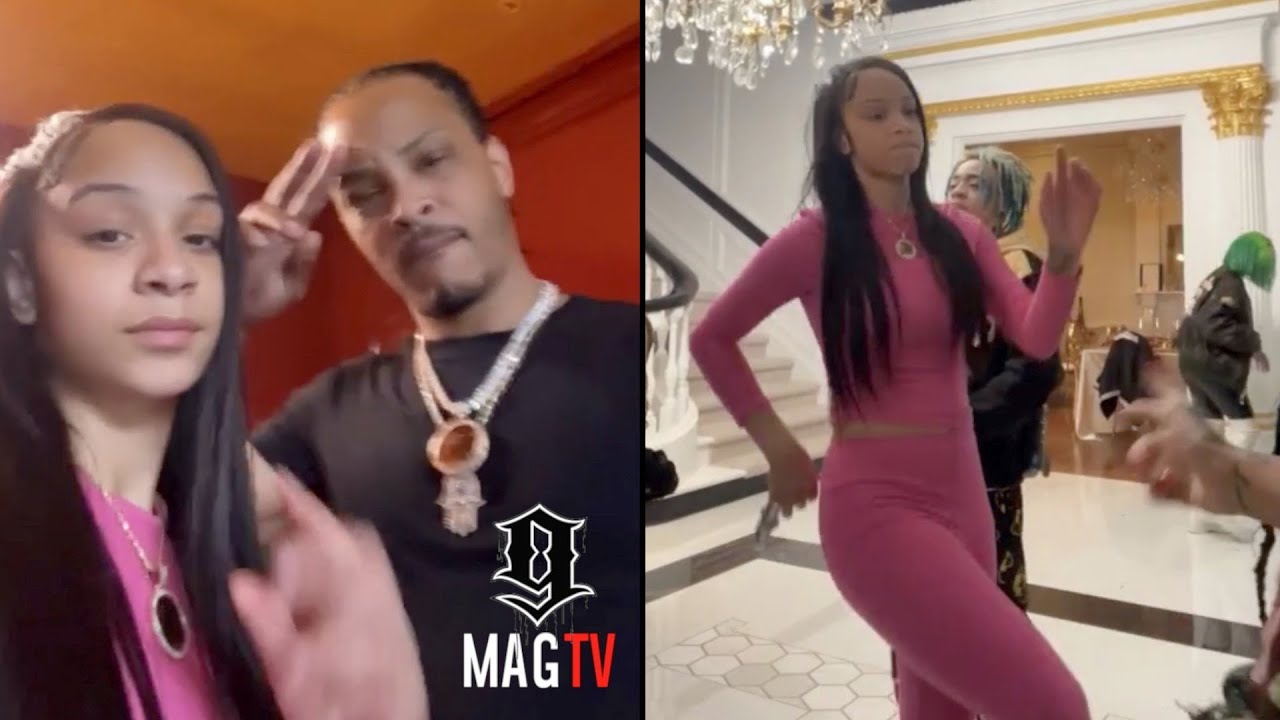 Дочь T.I., Дейя, появилась на их праздничной вечеринке дома! 💃🏾