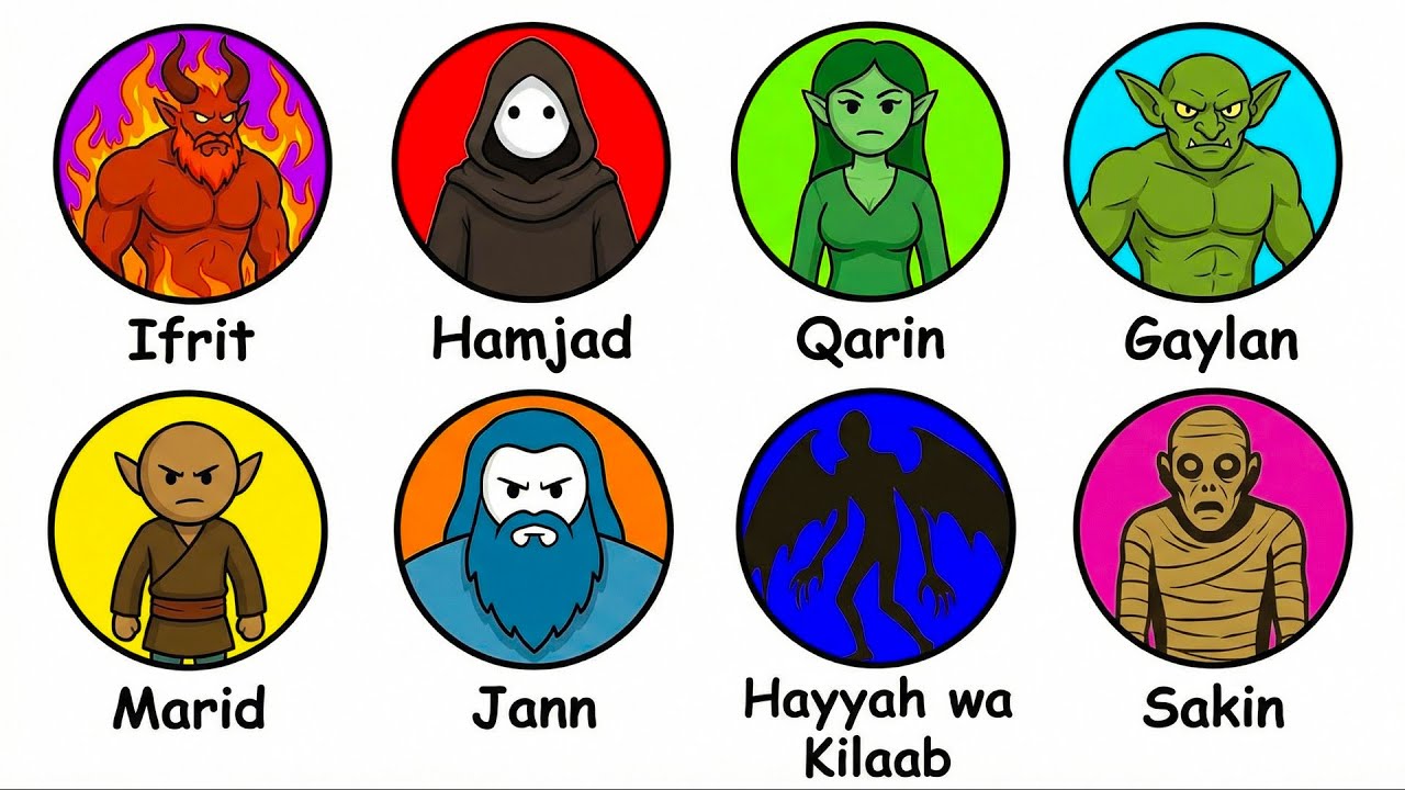 Every Jinn Mentioned in the Quran Explained in 17 Minutes