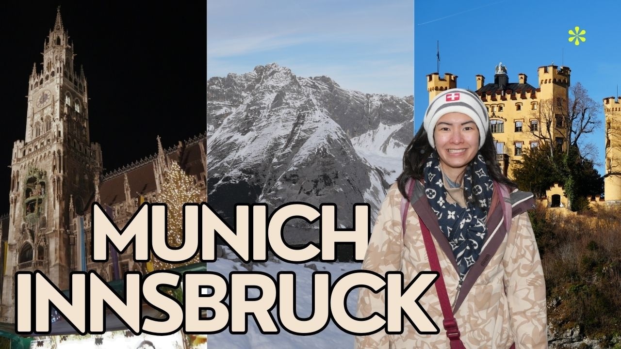 3 Days in Germany & Austria — Train Chaos, Christmas Markets 🚆🎄