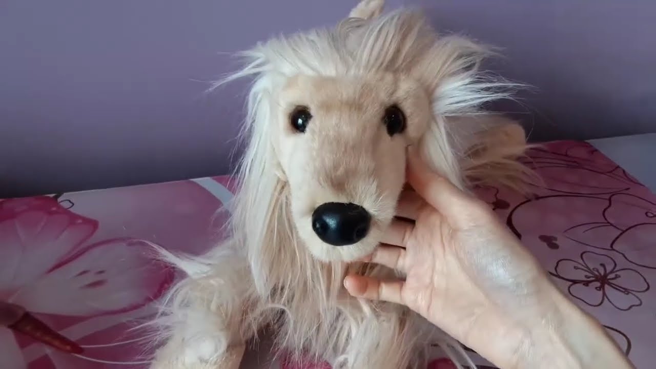 Unboxing Monica the Afghan Hound Plush Dog by Douglas Cuddle Toys ❤