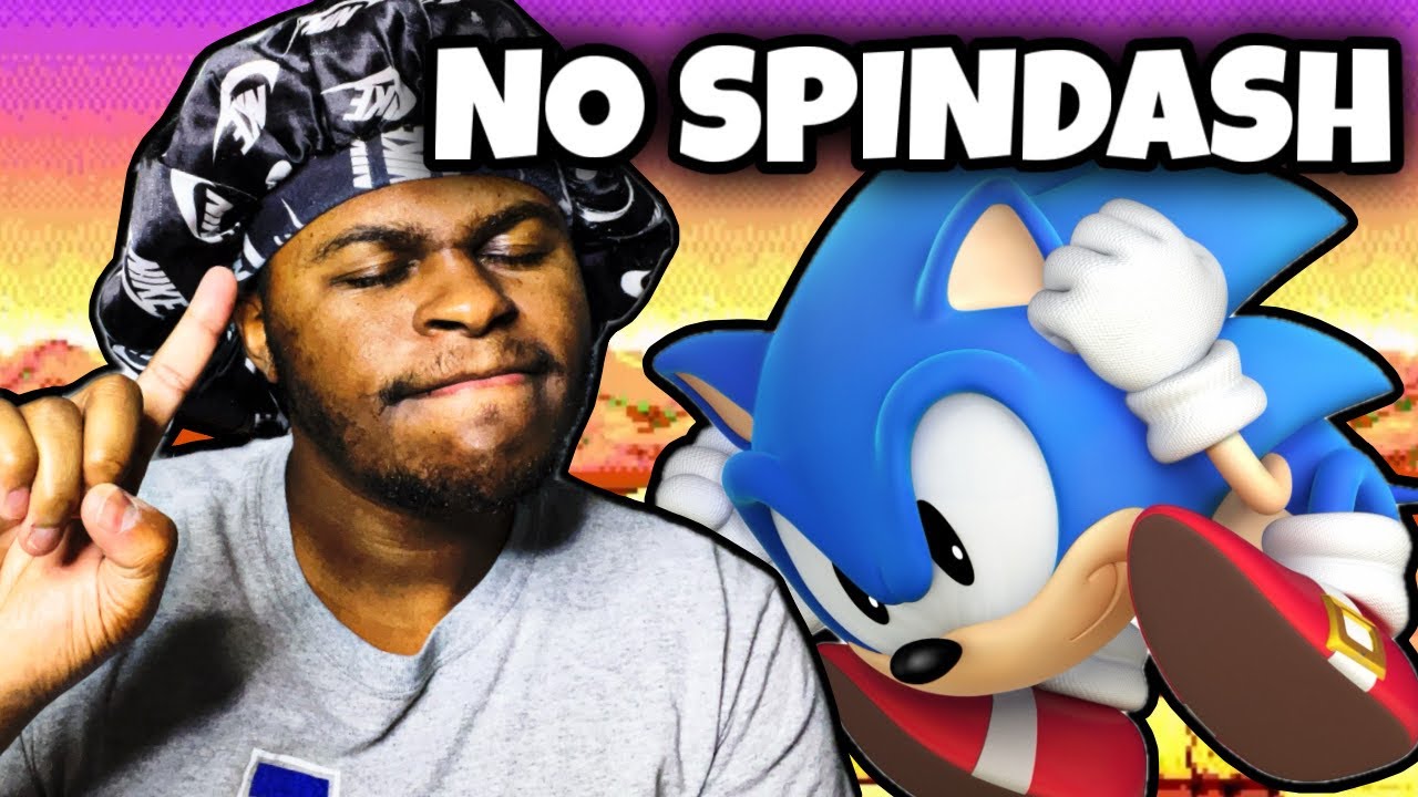Can you beat this zone without using the SPIN DASH?!
