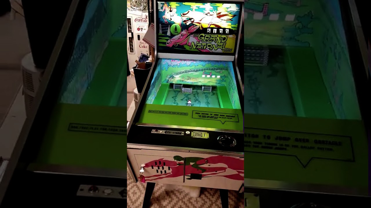 sega grand National RACE electromechanical arcade Game 1972