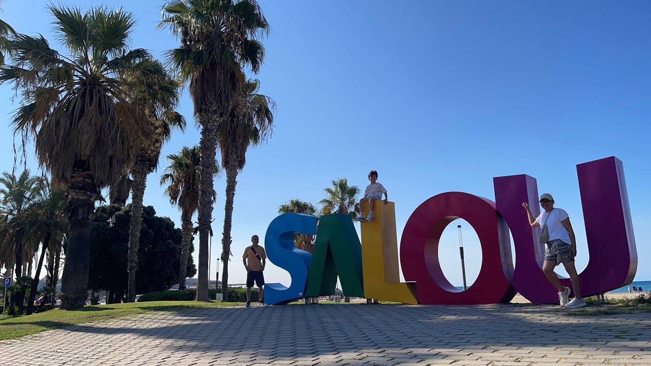 Morning walk at Salou Spain 