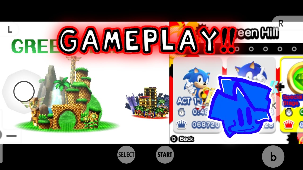Играем в Sonic Generations 3DS на Android