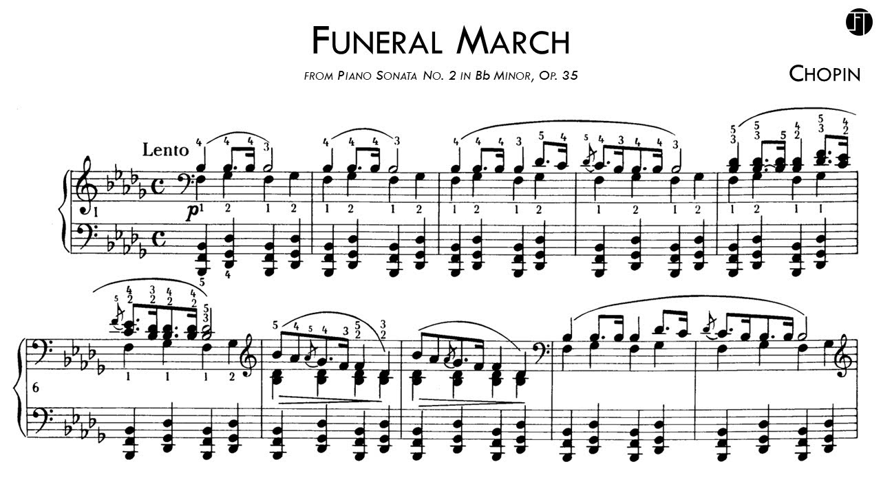 Frédéric Chopin - Funeral March (Score-Video)