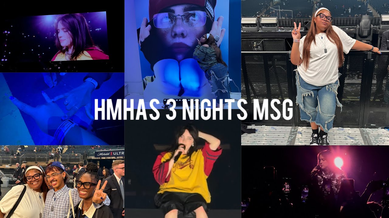 BILLIE EILISH CONCERT VLOG: 3 NIGHTS AT MADISON SQUARE GARDEN FOR MY BIRTHDAY!! FEAT. @realblaxkny