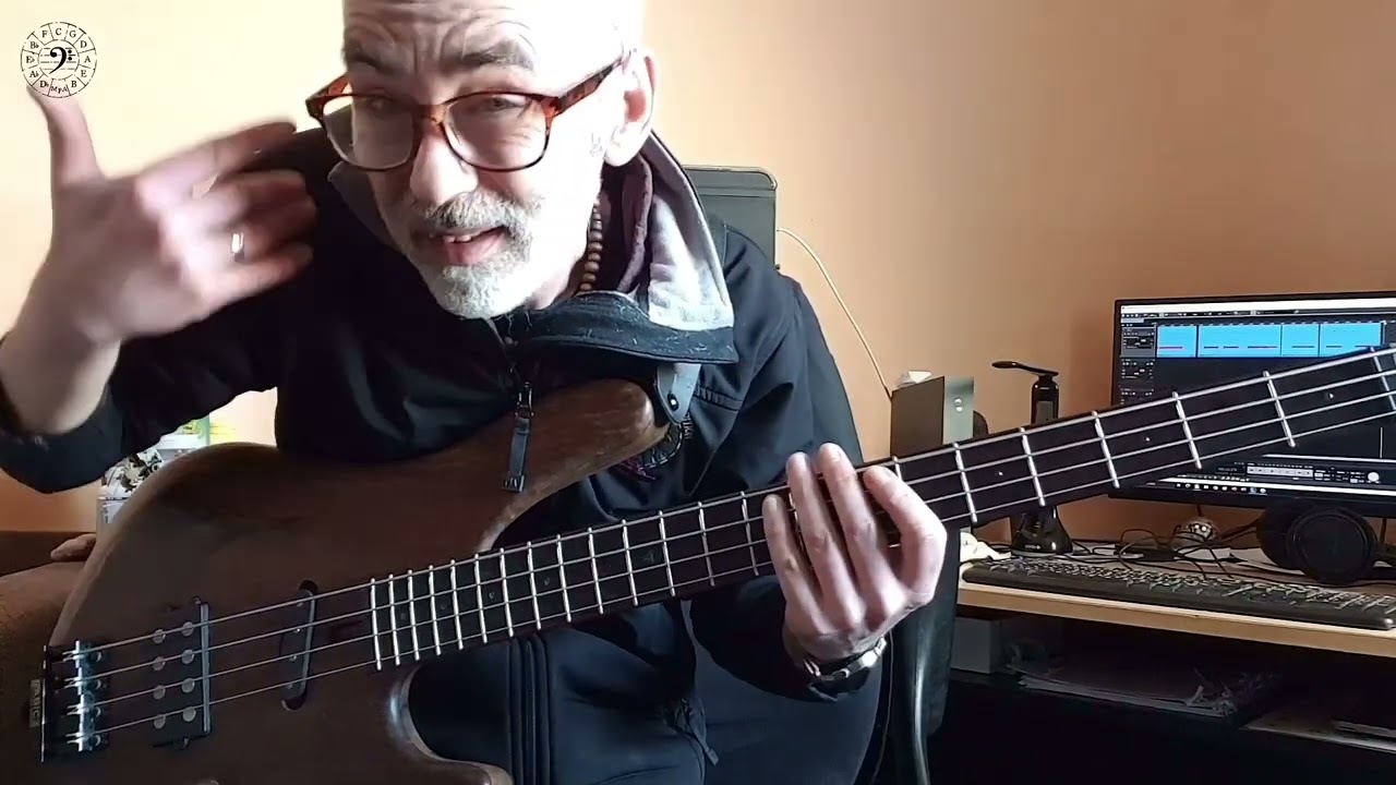 Cm7-re egy kíséret (néhány verzióban) basszusgitáron