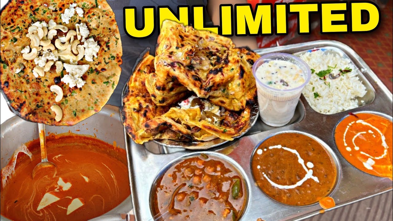 Kuch bhi खाओ Unlimited । chur chur Naan thali  । Shere-e-Punjab। Faridabad।Street food india