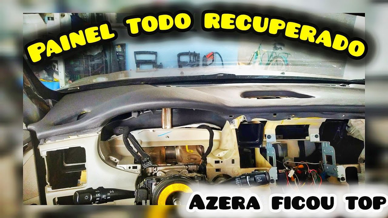 COMO RECUPERAR O PAINEL DO AZERA TRINCADO ... azera ficou todo renovado com painel sem trincos