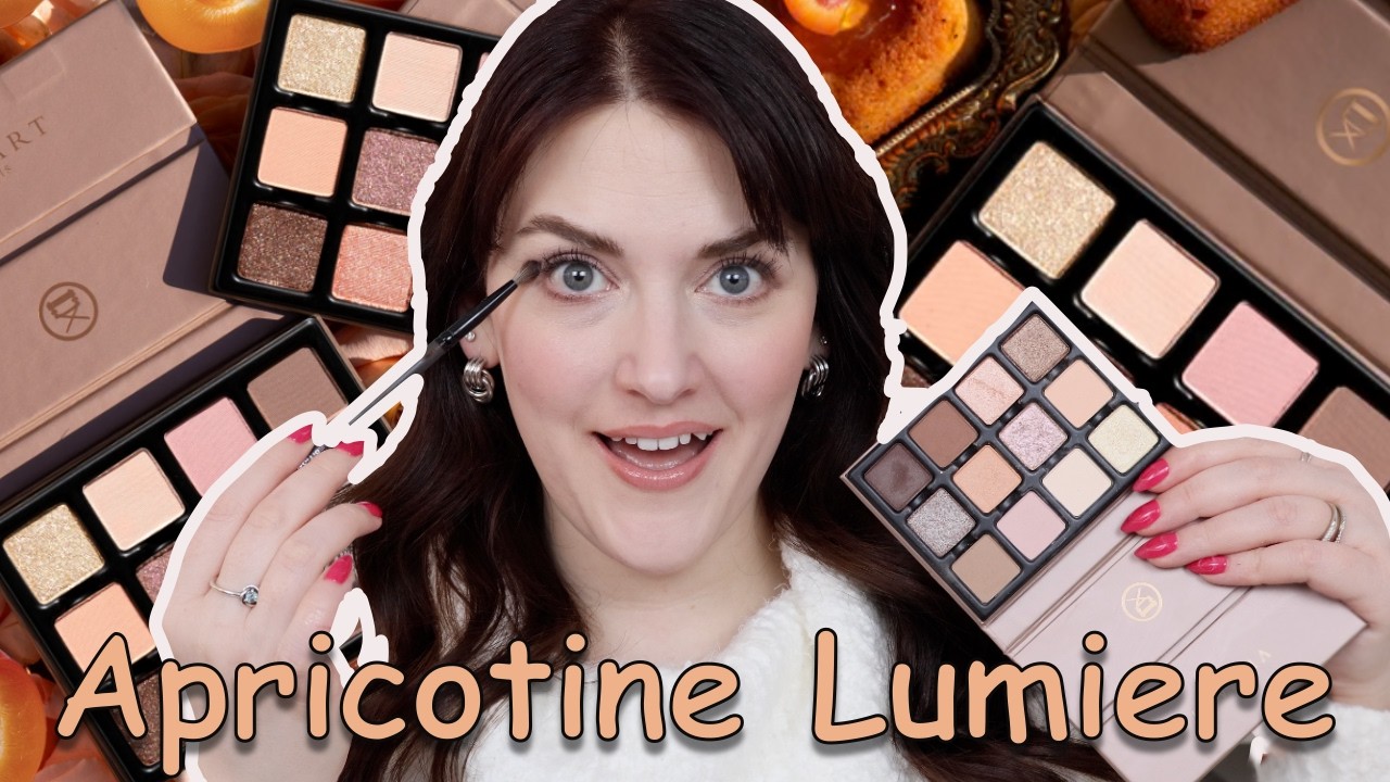 ✨ VISEART APRICOTINE LUMIERE ETENDUE EYESHADOW PALETTE ✨ 3 Looks and Comparisons