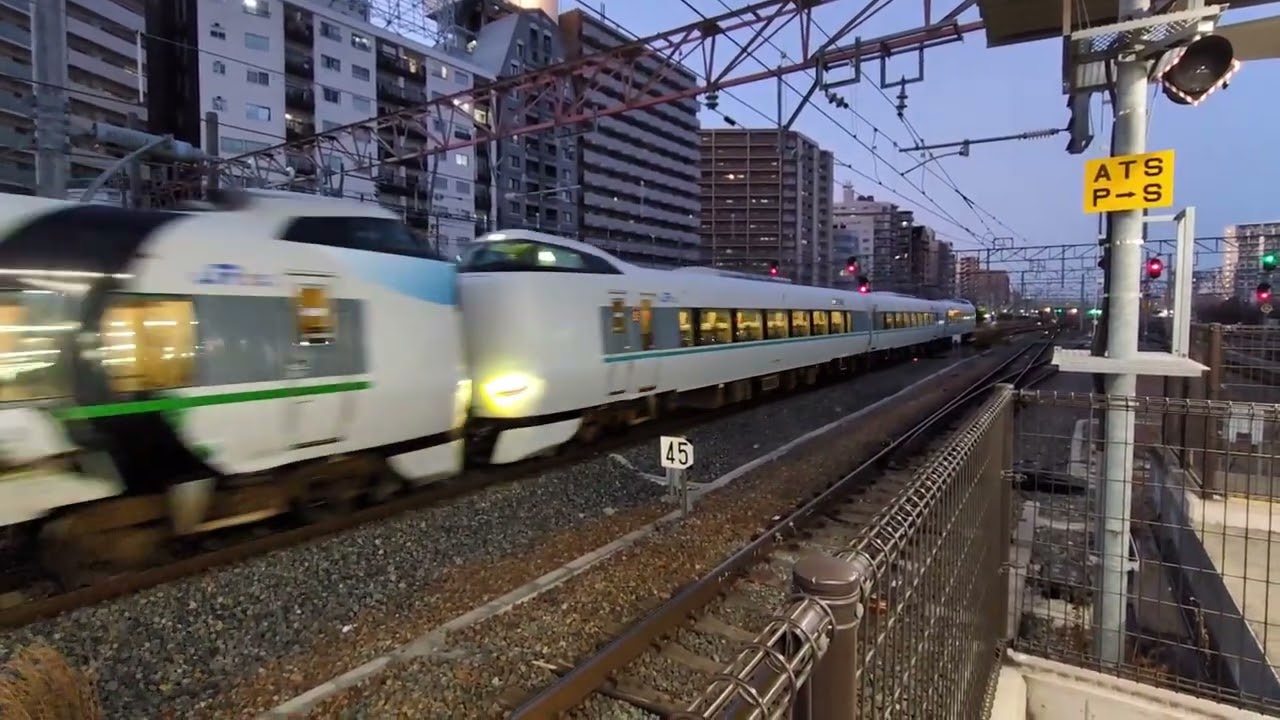 287系HC631編成+HC604編成 回送列車新大阪駅発車