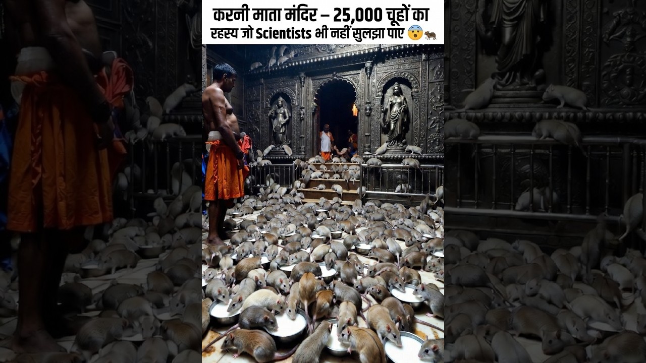करणी माता मंदिर — 25,000 चूहों का रहस्य जो Scientists भी नहीं सुलझा पाए 😱🐀