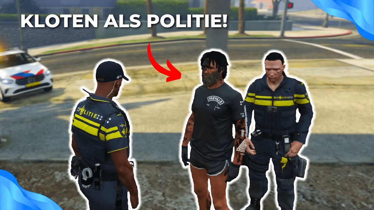 KLOTEN ALS POLITIE OP FIVEM! | Gta Roleplay